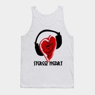 Stereo Heart, Music in the Heart Face Mask Tank Top